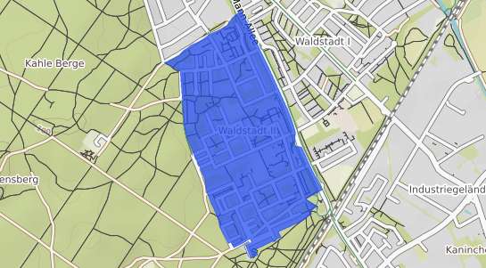 Bodenrichtwertkarte Potsdam Waldstadt II